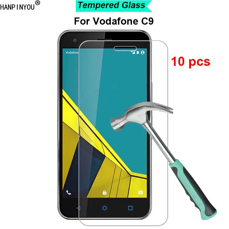 10 шт./лот для Vodafone C9 новая твердость 9H 2.5D ультра тонкая закаленная Защитная