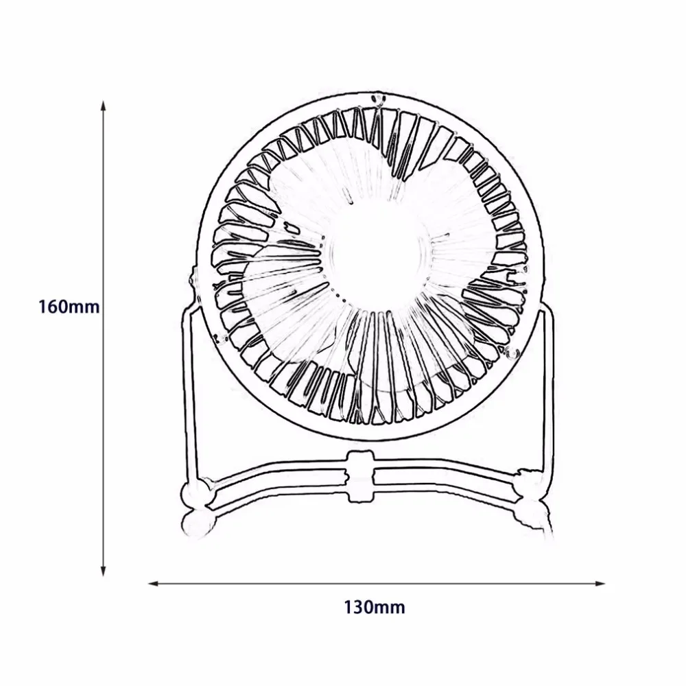 Mini Portable USB Fan Desk Cooling Fan Quiet Summer Tablet Fan Home Office Use For Computer Laptop PC Plug& Play Metal Cooler