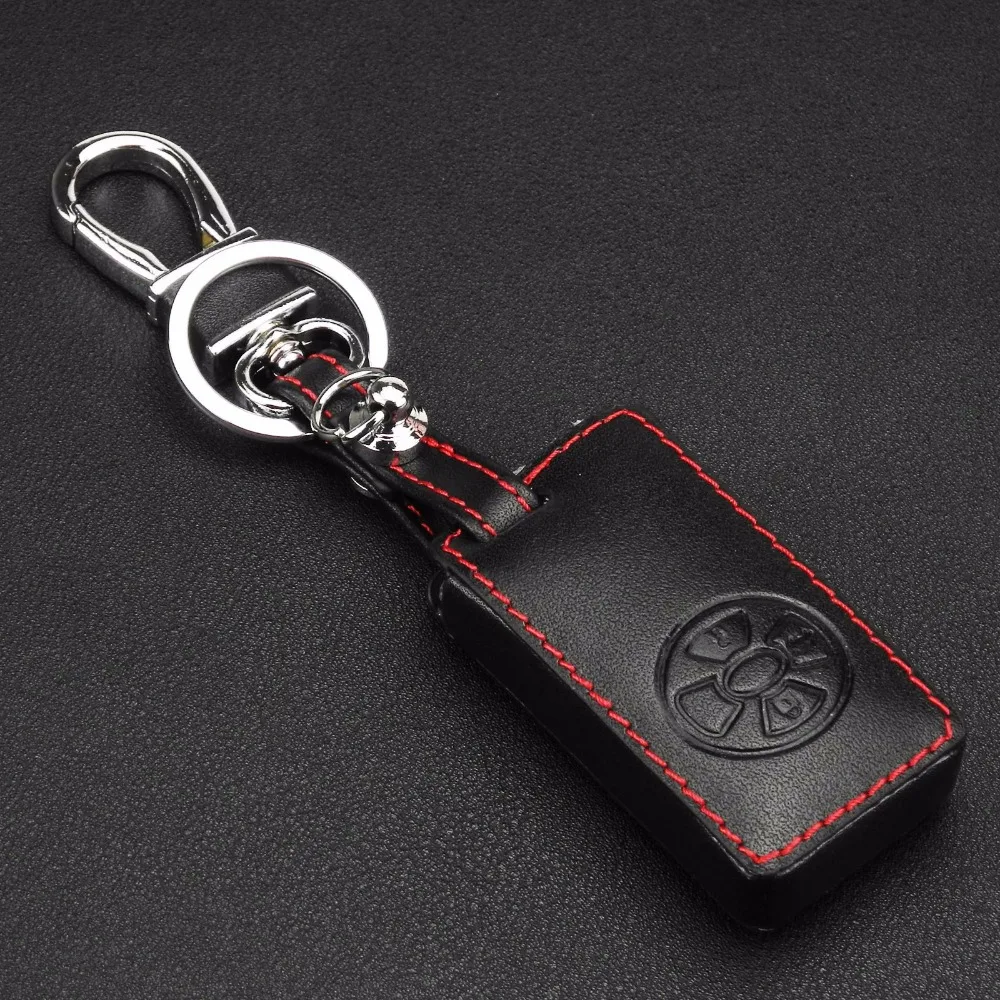 Дистанционный 3 кнопочный ключ автомобиля Чехол кожаный для Toyota Corolla Yaris Mark X Hilux Vitz