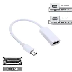 Новое поступление 1080 P Мини Дисплей порты и разъёмы DP к HDMI Кабель-адаптер для Apple MacBook Air Pro iMac