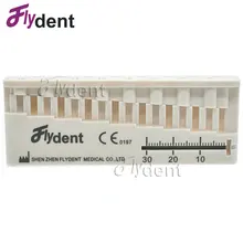1 шт. зубные Автоклавируемые пластик стенд правитель стоматологический инструмент товары оборудования Мини измерительный блок