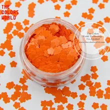 Tch305 4.0 мм Размеры растворителям Коврики Цвета форма цветка блеск для лака для ногтей, дизайн ногтей или другие украшения DIY