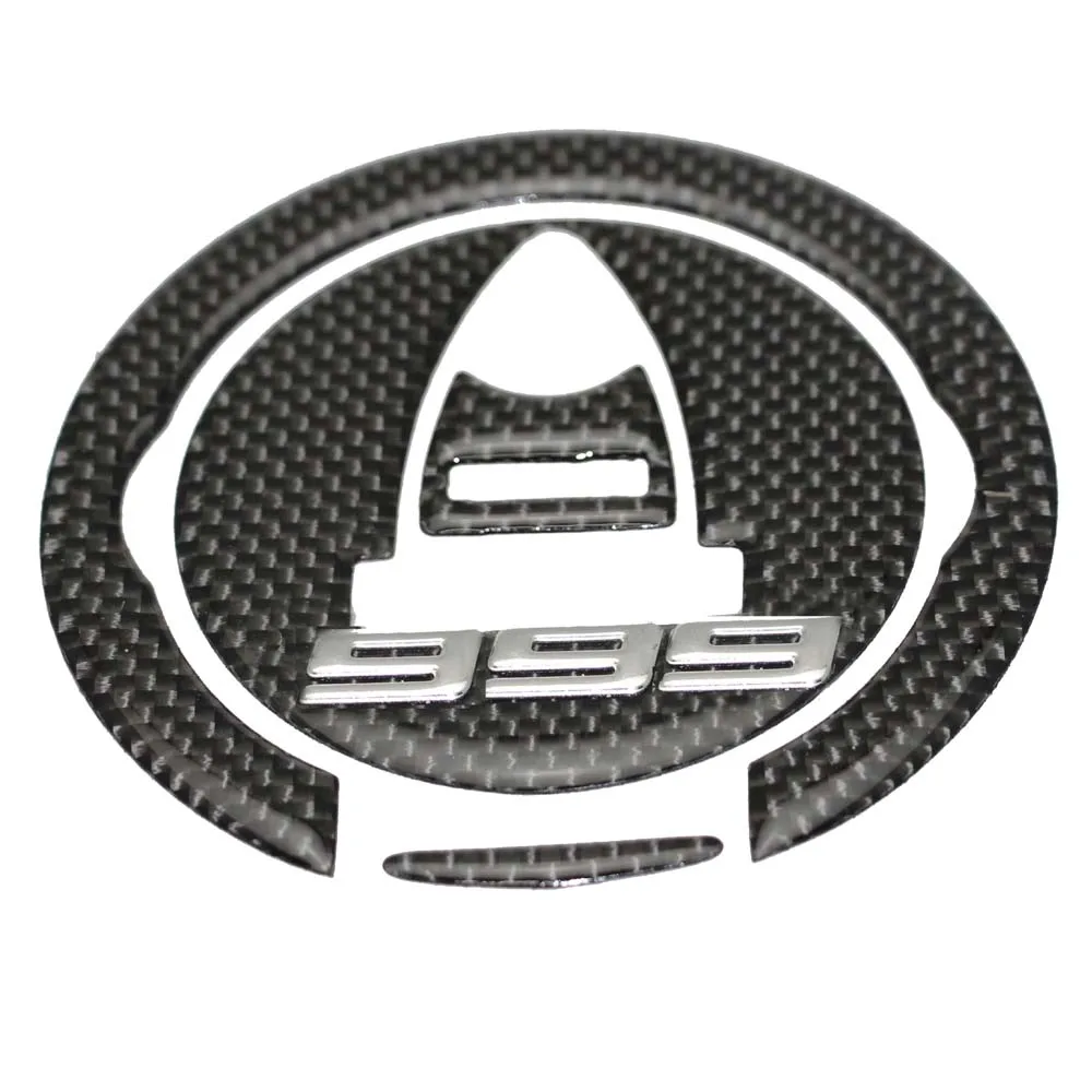 Kodaskin Real Carbon Fiber Tank Gas Cap Pad Filler Cover Sticker Decalcomanie Adatte Per Ducati 999