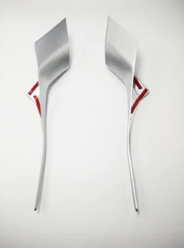 

For peugeot 408 2005-2019 ABS Chrome gear shift cover trim AT 2pcs