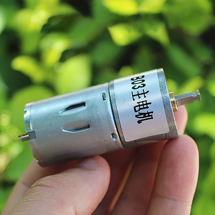 

DC 6V 30MA 200RPM Micro Motor 370 Gear Motor 3-6v 100-200rpm Forward Reverse Decelerate Electric Machinery Axis Diameter 4mm