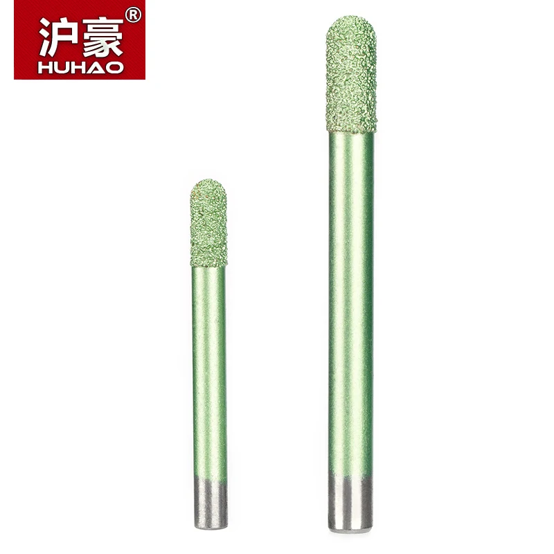 HUHAO 1PC Brazing CNC Stone Carving Tools Embossed Lettering Granite Diamond Engraving Machine Tool|router bit|router bits toolsstone lettering tools