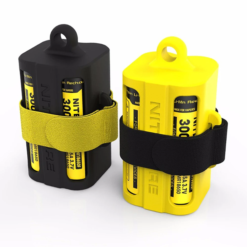 Горячий оригинальный Nitecore 18650 чехол для батареи NBM40 силиконовый держатель