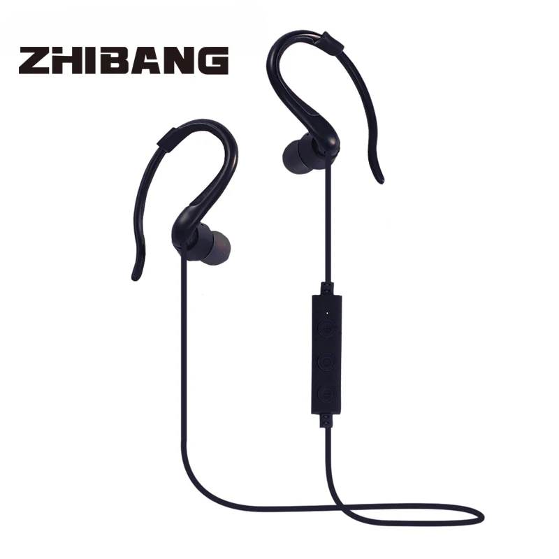 2017 ZHIBANG BT08 Спорт Bluetooth стерео наушники с micophone гарнитуры беспроводные |