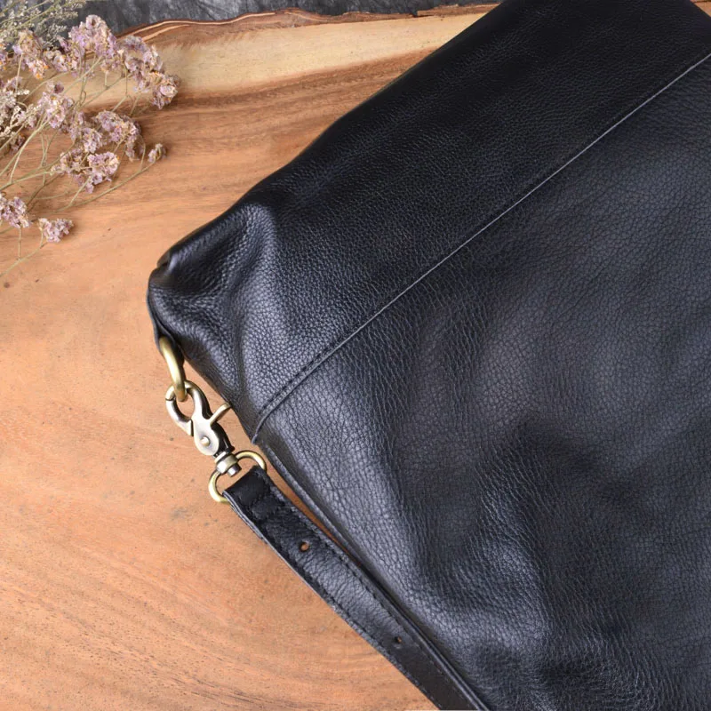 AETOO Leather bag female new bucket bag handbag soft leather shoulder Messenger bag simple wild handbag