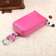 1 шт. кожаный чехол для ключей от машины, бумажник, 4 цвета, для мужчин и женщин, модный многофункциональный чехол для ключей, ключница, держатели