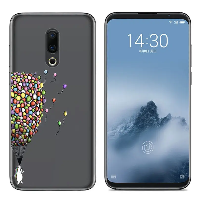 Case for Meizu 16 16X 16th 16 Plus Soft TPU Back Cover for Meizu M5 note M6 note M5C MX6 M6S Pro 6 Silicone Protective Fundas (7)