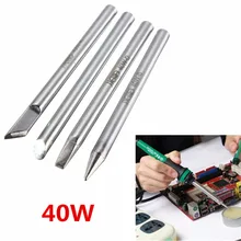 4 шт./компл. внешнее тепло 40 Вт паяльник для подключения к Жало для припой паяльная станция