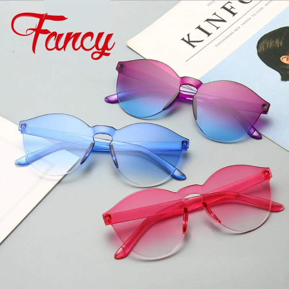 SUMMER Round Tinted Lenses Sunglasses Women Men Brand Designer Glasses Ladies Rimless Eyeglasses Transparent Circle UV400
SUMMER Round Tinted Lenses Sunglasses Women Men Brand Designer Glasses Ladies Rimless Eyeglasses Transparent Circle UV400