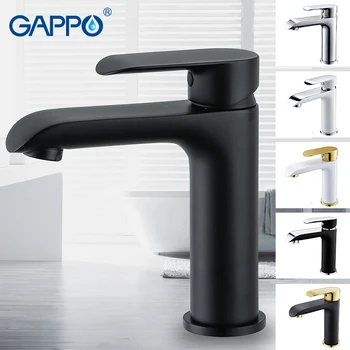 GAPPO basin faucet basin mixer tap bathroom mixer tap faucet bathtub faucets waterfall faucet deck mounted taps double handles 3pcs waterfall chrome polished basin faucets deck mounted