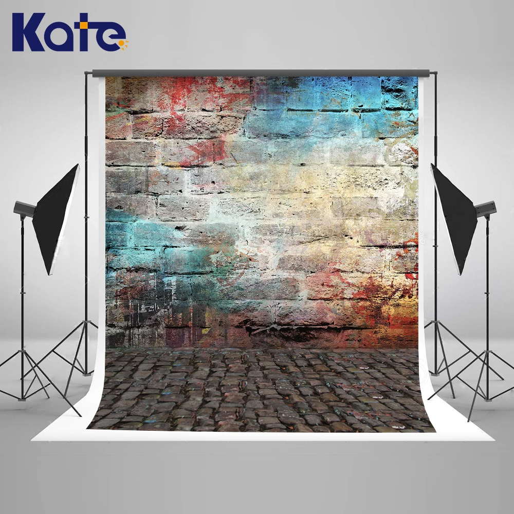 Kate colorful brick wall backdrops for photography studio children