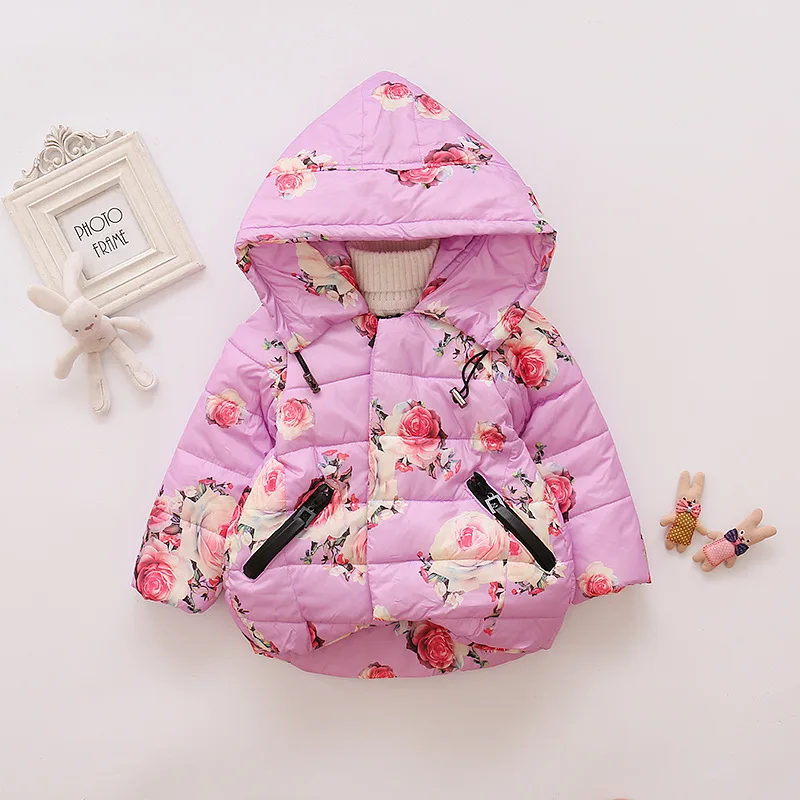 Baby Girls Jacket 2018 Autumn Winter Jacker For Toddler Girls 1 4Y Kids