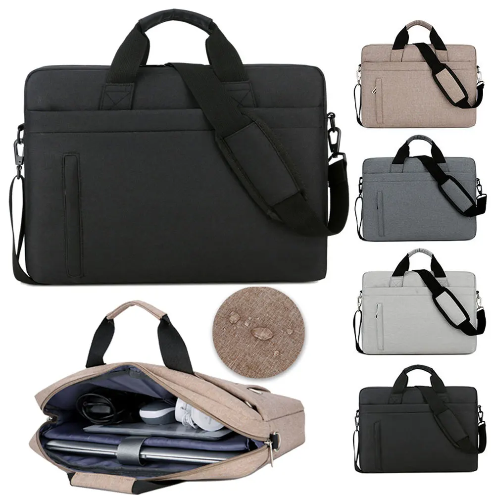 Goedkoop Laptop Tas Handtas 13 13.3 14 15 15.6 17 17.3 Inch Grote Capaciteit Notebook Messenger Bag Case voor Macbook Dell lenveo Acer ASUS