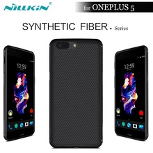 OnePlus 5 чехол Nillkin углерода химическое волокно корпус ПП задняя крышка с розничной упаковке Nilkin Назад Shell для OnePlus 5 A5000 5.5»