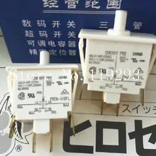 [BELLA] Холодильный переключатель. Вишневый/кнопочный переключатель США. F82 типа. Ножки. 250VAC/16A./30DC. 6A- 10 шт./лот