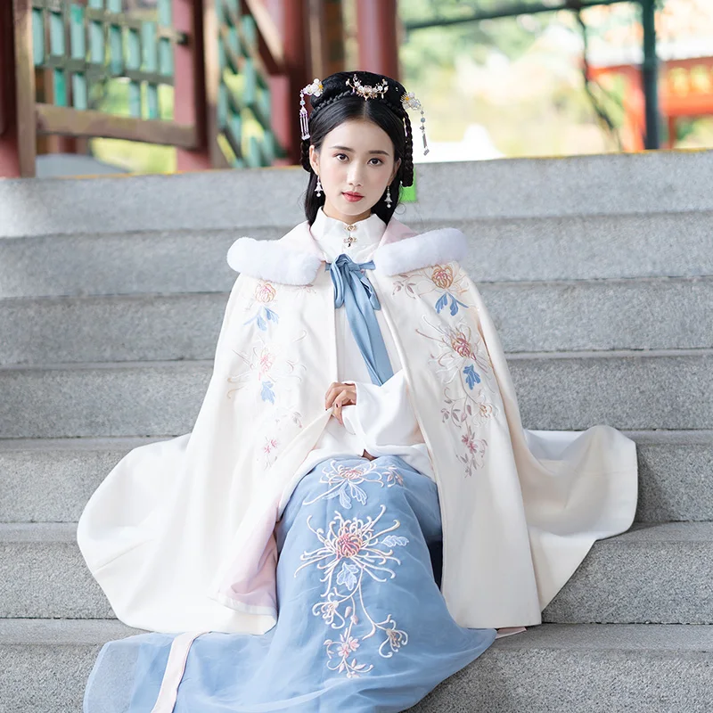 SuXiJiangNanYi Hanfu Women's Dress Sun-top Skirt Coat Original Ancient Costume 