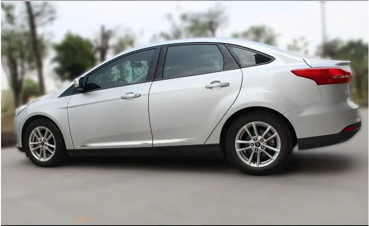 Для Ford Focus 3 Mk3 2012 2013 Chrome боковой двери линии тела литья Накладка Garnish акцент полосы 4 шт