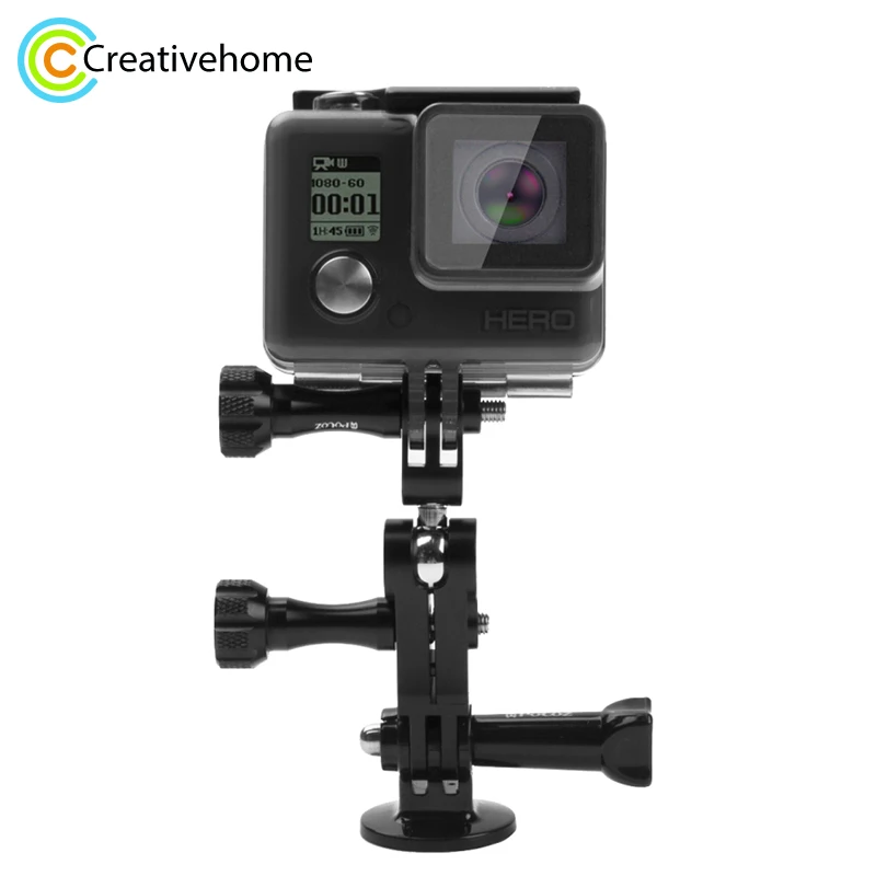 Аксессуары для Gopro алюминиевый шарнирный держатель экшн камеры Gropro Hero 4/3 +/3/2/1 SJCAM