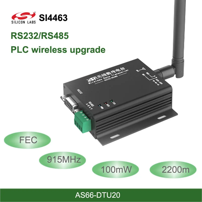 

Dtu 915mhz Radio Modem Transceiver Module Rs485 Rs232 Wireless Transmitter And Receiver industrial-grade data transmission unit
