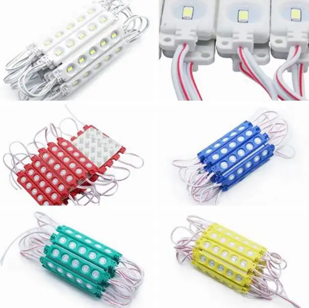 2017 новые SMD 5730 Светодиодные модули DC 12 В 5 LED s водонепроницаемые IP65 одноцветные