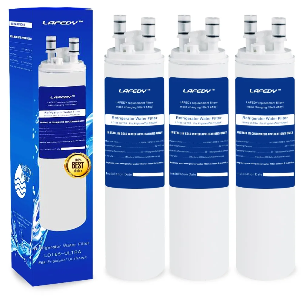 

HOT!Activated Carbon Element Refrigerators Ice Water Filter ULTRAWF Compatible Cartridge For Frigidaire Puresource Ultrawf 3Pcs