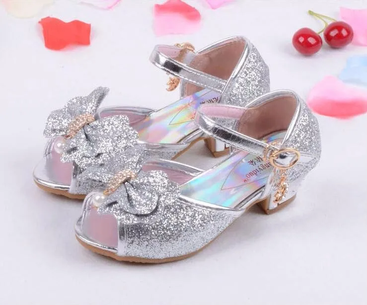 Girls Princess Leather Shoes-16