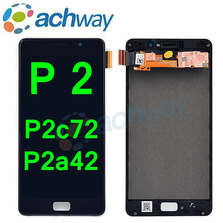 

100% Tested 5.5" For Lenovo P2 LCD Display Touch Screen Digitizer Assembly With Frame For Lenovo P2 P2c72 P2a42 LCD Screen