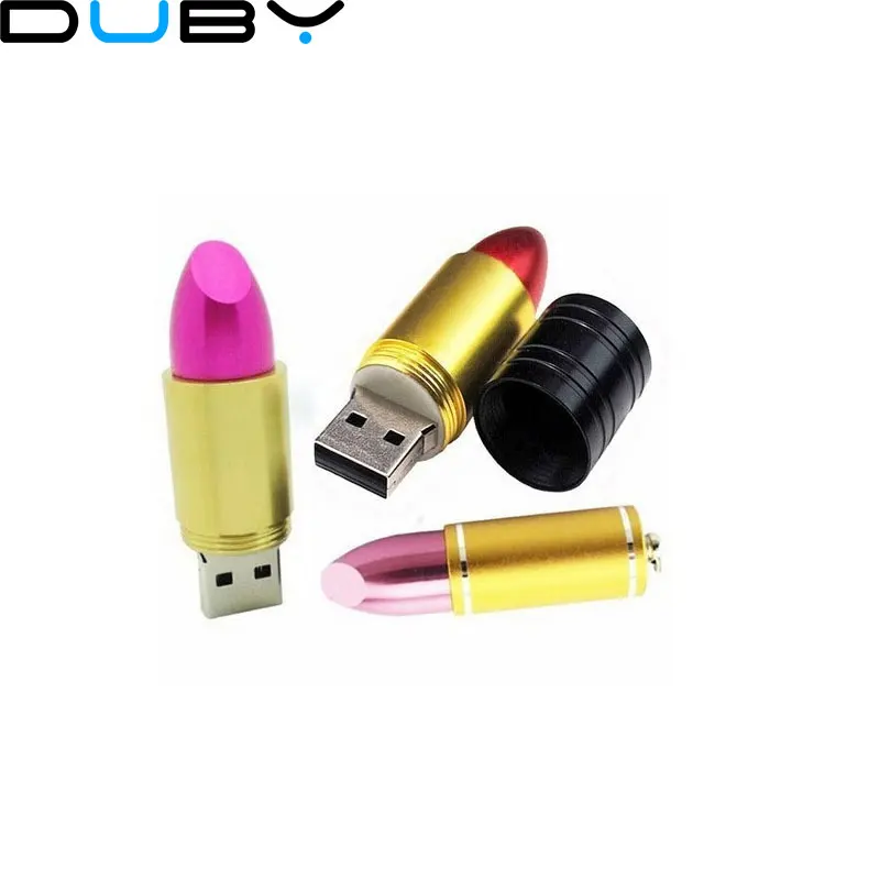 pendrive lipstick model usb flash drives 4GB 8gb 16gb 32GB usb 2.0