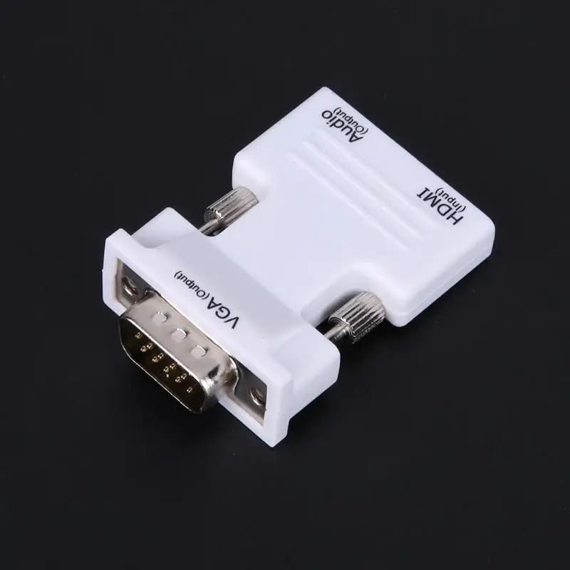 HDMI Женский к VGA Мужской конвертер с аудио адаптер Поддержка 1080 P сигнала
