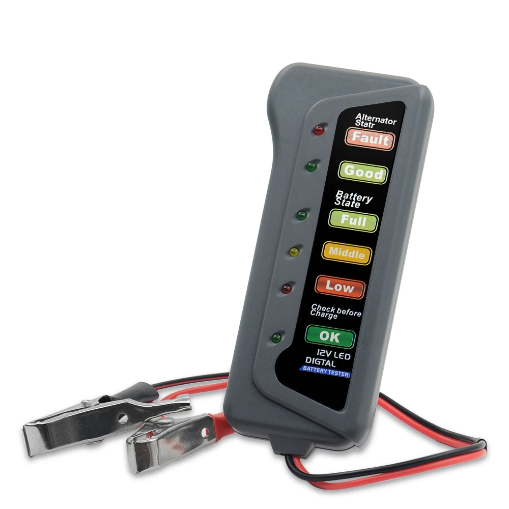 LED Digital Battery Alternator Tester (2)