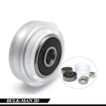 

High precision CNC clear Polycarbonate Xtreme v wheel kits for Openbuilds v-slot linear rail system