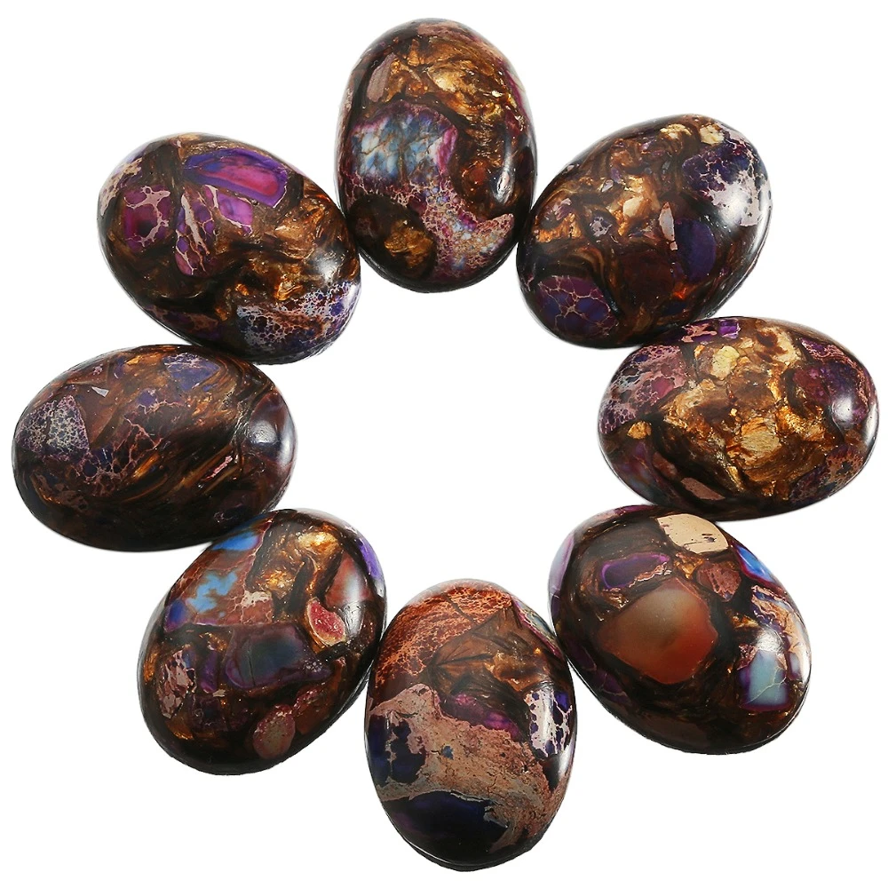 40x30x5mm Ready to Ship Wave Jasper Cabochon