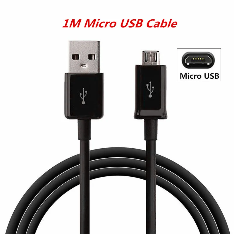 Для samsung Galaxy A7 micro USB C type-C зарядное устройство адаптер для samsung A50 A20 A40 A30 A70 A80 S10 Plus S10E Зарядка для телефона - Тип штекера: 1M Micro USB Cable