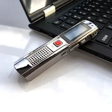 Металлический стерео 8 ГБ Цифровой диктофон завод MP3 плеер электронный Аудио Диктофон SK013