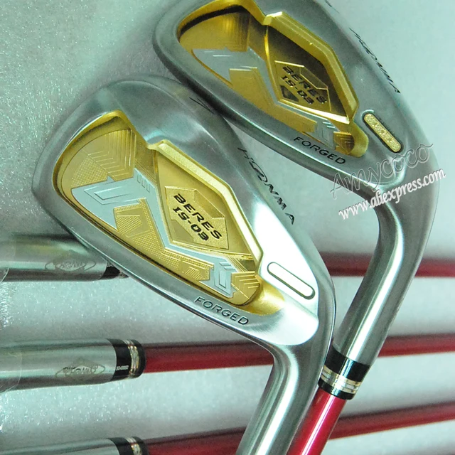 Best price at $395 Cheap New Womens Golf Clubs HONMA IS-03 3Star Golf Irons set 5-11.Aw.Sw Regular Graphite Golf shaft Golf headcover Free shipping