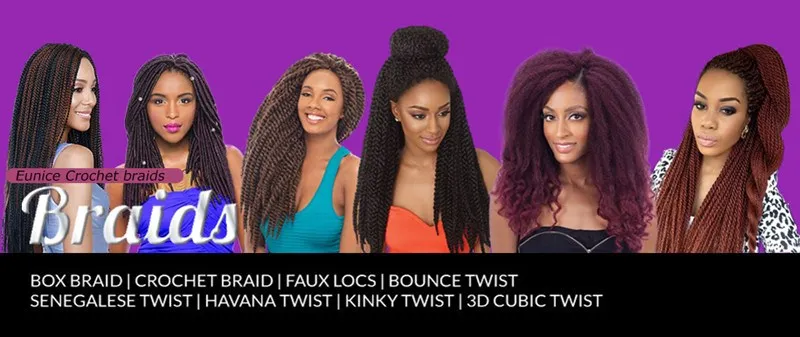 HAVANA MMABO TWIST SENEGALESE BRAIDS FAUXLOCKS BRAIDING BOX BRAIDS