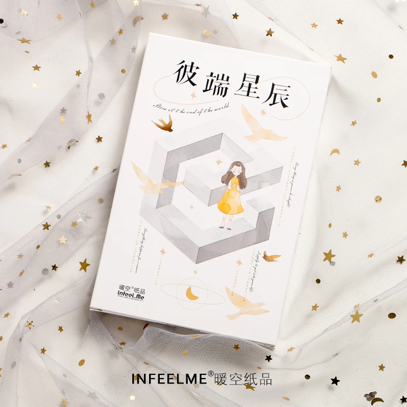 30pcs/lot Infeel.me The Star Over There Series Postcard Greeting Card Letter Paper Bookmark Memo School Office Supplies | Канцтовары для