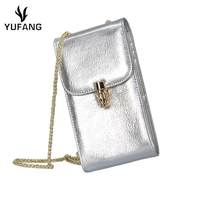 

YUFANG Fashion Women Mini Small Shoulder Bags PU Leather Messenger Bag Chain Bucket Bag Brand New Women Phone Money Bag