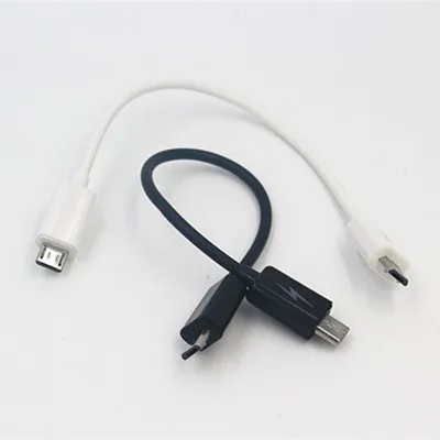 Micro usb type B папа к Micro B папа 5 Pin конвертер OTG адаптер Ведущий кабель для передачи данных 17 см