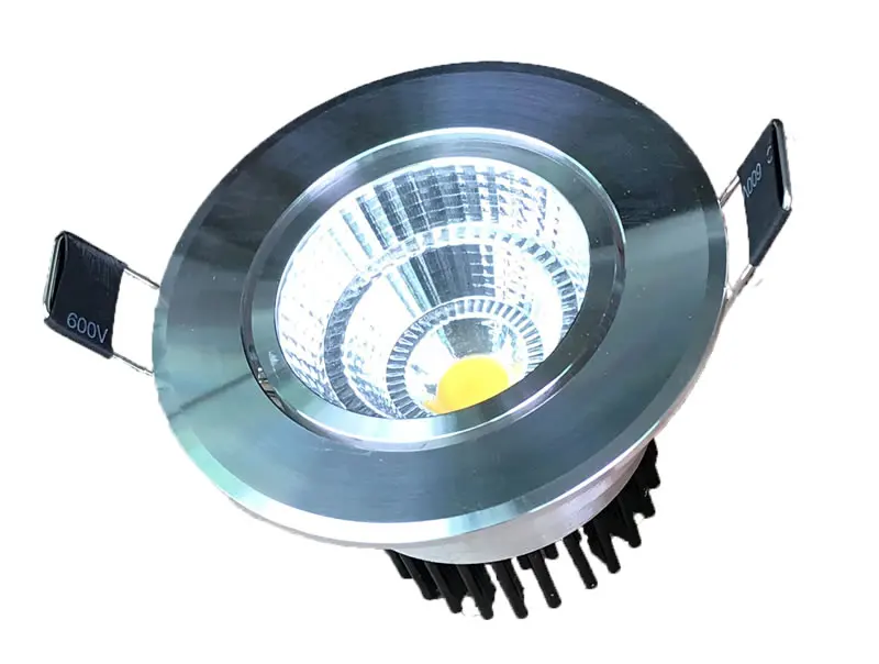 

Silver Shell Led Down Light Dimmable 7w Led Recessed Ceiling Spot Light Lamp AC110V 220V 12V Indoor Led Ceiling Down Lights 110v