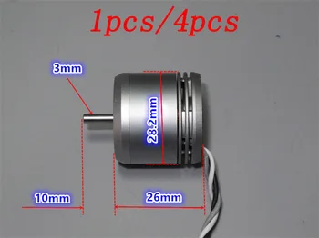 

1pcs/4pcs 2312 Outrunner Brushless Motor Shaft Dia 3mm 800KV Airplane Outer-rotor Engine Replacement for DIY RC Quadcopter Drone