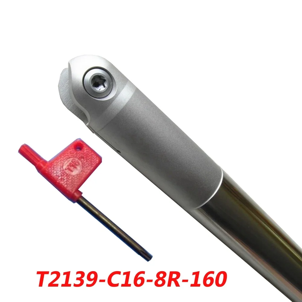 

Free Shipping On Sale T2139-C16-8R-160 Insertable Ball Precision End Mill For P3200-D16 Carbide Insert