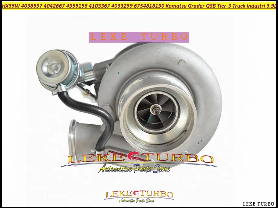 Turbo HX35W 4038597 4042667 4955156 4103367 4033259 6754818190 For Komatsu Grader QSB Tier-3 Truck Industrial Cummins Tier3 3.9L  (3)