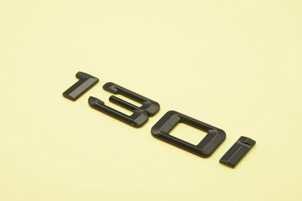 

Matte BLACK 130i REAR TRUNK LETTERS BADGE EMBLEM FOR BMW 1-SERIES E81 E87 E88 F20