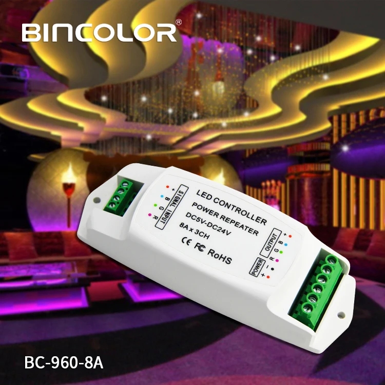 Led power Ampilier 5A* 3CH/8A* 3CH/10A* 1CH ретранслятор данных/led RGB/моно усилитель PWM репитер мощности для светодиодной полосы света, DC5V-24V