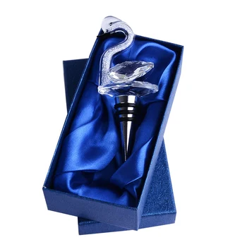 

Swan Wine Stopper Crystal Wedding Favor Wedding Gifts